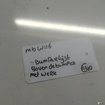 Mercedes W116 Bumperlijst met werk  beschikbaar voor biedingen
