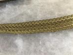 Vintage afboordlint. Brons/goud. H 2,7 cm. Nieuw, Ophalen of Verzenden