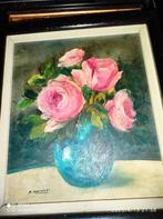 Bloemen., Antiek en Kunst, Kunst | Schilderijen | Klassiek, Ophalen of Verzenden