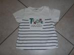 wit t-shirt met lijnen maat 62 - Tape à l'oeil, Kinderen en Baby's, Ophalen, Overige typen, Tape à l'oeil, Jongetje of Meisje