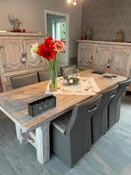 Vol eiken eetkamer, Ophalen