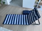 2 stuks Strandmat met verstelbare rugleuning
