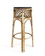 Fifties Tiki barkruk - Bamboe kruk, 1 kruk, Ophalen, Gebruikt