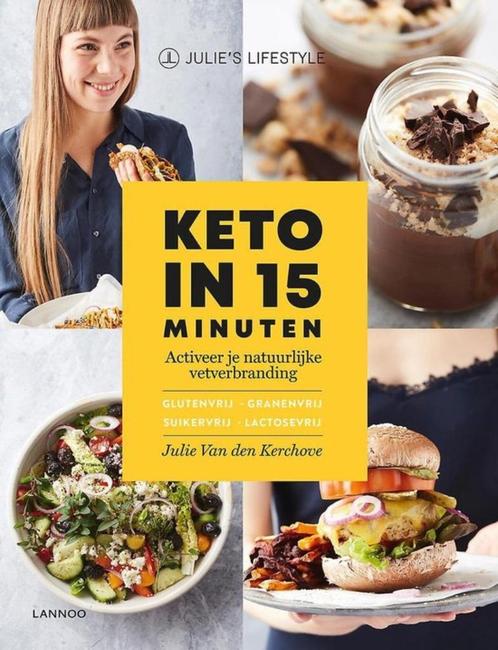Keto in 15 minuten : Julie van den Kerchove, Livres, Santé, Diététique & Alimentation, Comme neuf, Enlèvement ou Envoi