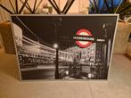 Canvas Londen Underground, Huis en Inrichting, Ophalen, Zo goed als nieuw