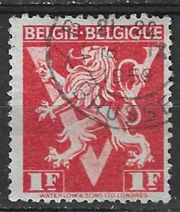 Belgie 1944 - Yvert/OBP 680A - Heraldieke leeuw met V (ST) beschikbaar voor biedingen