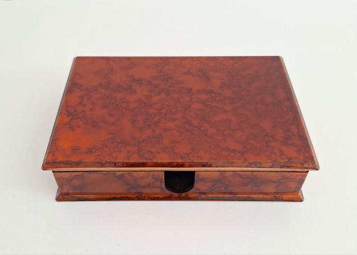 Vintage Japans Otagiri doosje gelakte schildpad/tortue faux, Antiek en Kunst, Antiek | Woonaccessoires, Ophalen of Verzenden