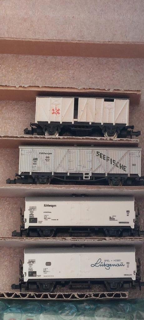 NLK 0708 KOELWAGONS 1/160, Hobby en Vrije tijd, Modeltreinen | N-Spoor, Zo goed als nieuw, Wagon, Gelijkstroom, Roco, Ophalen of Verzenden