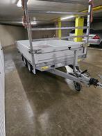 Aanhangwagen geremd dubbelas (remorque) bakwagen, Auto diversen, Aanhangers en Bagagewagens, Ophalen, Zo goed als nieuw