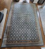 zuiver scheerwol tapijt (louis de poortere), Ophalen, Gebruikt, Blauw, 200 cm of meer