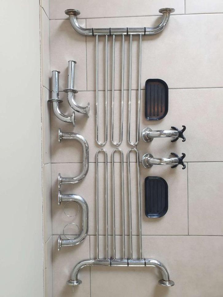 Badkameracessoires handdoekhanger WC rol houder zeepbak haak, Huis en Inrichting, Badkamer | Badtextiel en Accessoires, Ophalen