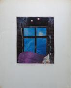 ROUVE HAUSER / INFANTE DEFUNTE / COLLAGE / 42x34cm / SIG, Antiek en Kunst, Ophalen of Verzenden