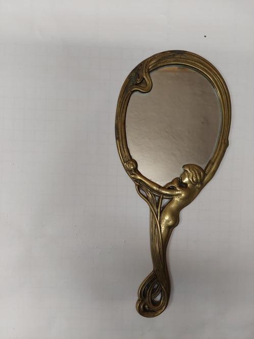Miroir à main vintage, Antiquités & Art, Antiquités | Miroirs, Moins de 50 cm, Moins de 100 cm, Ovale, Envoi