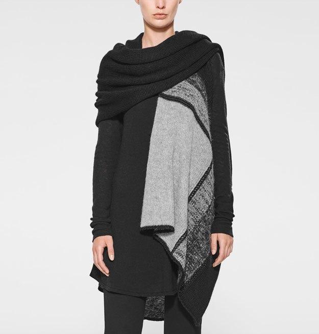 Echarpe/gilet Sarah Pacini comme neuf, Vêtements | Femmes, Pulls & Gilets, Comme neuf, Gris, Enlèvement ou Envoi