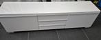 Meuble tv besta blanc laqué, Huis en Inrichting, Ophalen, Gebruikt, 150 tot 200 cm, Minder dan 100 cm