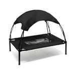 Hondenbed "Outdoor" met zonnedak | Maat L | Zwart, Dieren en Toebehoren, Honden-accessoires, Ophalen of Verzenden, Nieuw