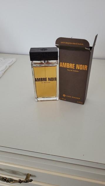 parfume homme "ambre noir" neuf