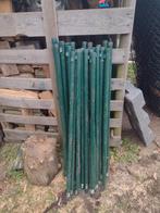 Groen geplastificeerde tuinpalen 1,20m hoog (€3/st), Tuin en Terras, Gaas en Draad, Ophalen