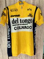 Del Tongo Colnago koerstrui / wielershirt vintage -retro, Castelli, Jaune, Enlèvement ou Envoi, Course à pied ou Cyclisme