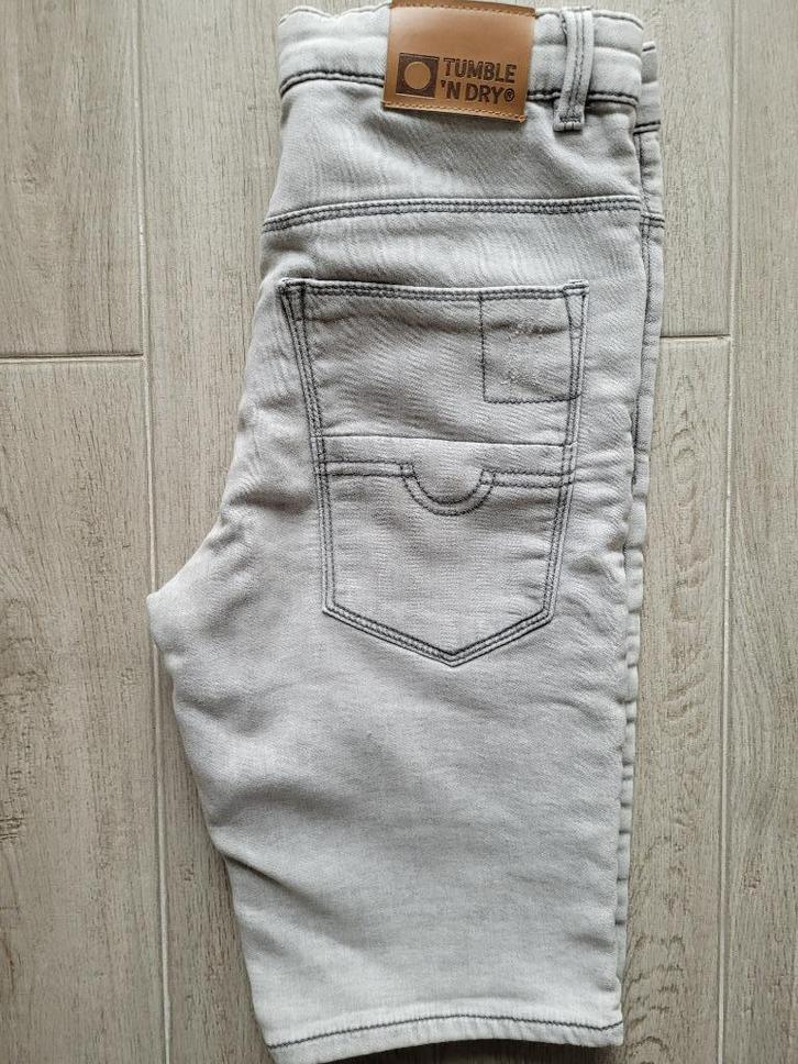 Grijze jeansshort - Tumble 'n Dry - maat 176, Kinderen en Baby's, Kinderkleding | Maat 176, Gebruikt, Jongen, Broek, Verzenden