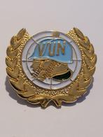 Military pin's collectie VUN blauwe helm, Verzamelen, Ophalen of Verzenden, Gebruikt, Overige onderwerpen, Speldje of Pin