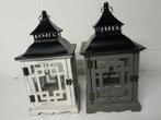 2 Lanternes décorative (45 cm de hauteur), Huis en Inrichting, Woonaccessoires | Kandelaars en Kaarsen, Ophalen of Verzenden, Zo goed als nieuw
