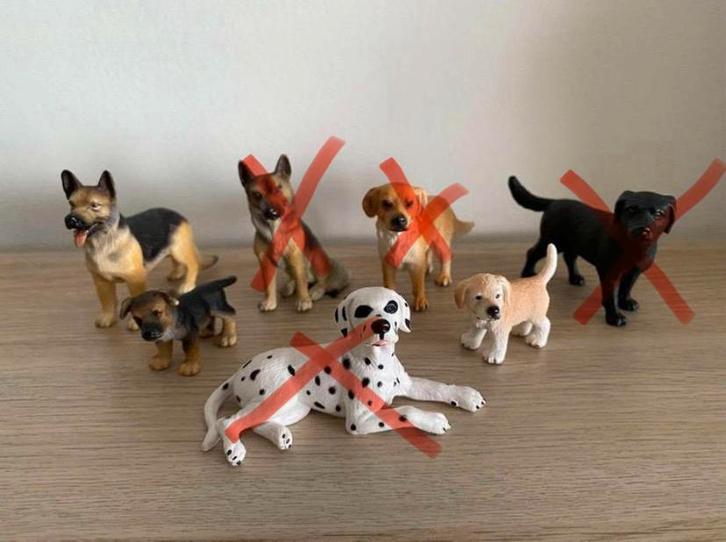 Schleich honden en paarden, Verzamelen, Speelgoed, Gebruikt, Ophalen of Verzenden
