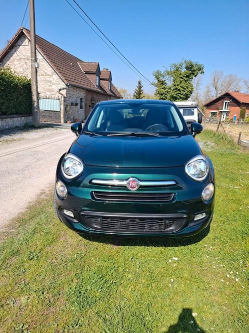 FIAT 500X 16i E-TORQ 2016 82.565 km vert métallisé foncé, Auto's, Fiat, Particulier, 500X, Bluetooth, Bochtverlichting, Boordcomputer