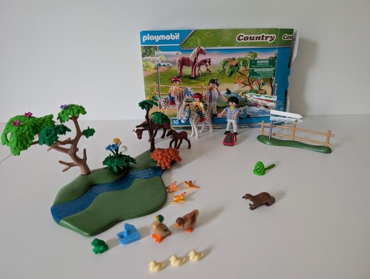 PLAYMOBIL Country Gelukkige ponyreis - 70512, Kinderen en Baby's, Speelgoed | Playmobil, Zo goed als nieuw, Complete set, Ophalen