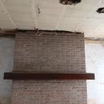 Houten eiken balk 1.865 mt + zijvleugels 47-48 cm, Doe-het-zelf en Bouw, Hout en Planken, Ophalen, Gebruikt, Eiken, 50 mm of meer