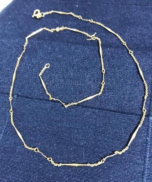 Ketting 18 k oud goud  4,44 gram💎🕵️‍♀️🤗👌, Antiek en Kunst, Antiek | Zilver en Goud, Goud, Ophalen of Verzenden