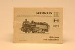 Märklin 3095 manuel, Enlèvement ou Envoi, Courant alternatif, Livre, Revue ou Catalogue, Utilisé