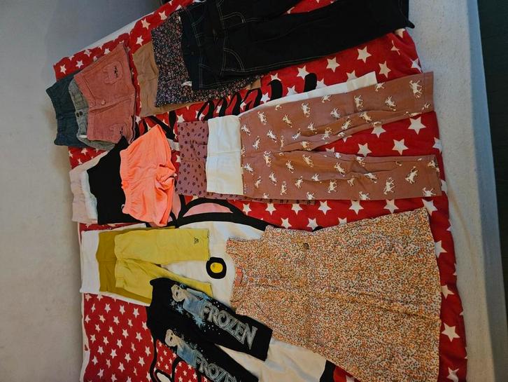 Set van 20 stuks meisjeskleding maat 92 tot 104, Kinderen en Baby's, Kinderkleding | Overige, Zo goed als nieuw, Ophalen of Verzenden