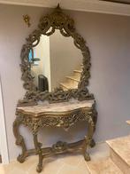 Heel mooie console met spiegel, Ophalen, Zo goed als nieuw