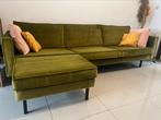 Zetel met poef / salon / 4-zit bank / sofa, Ophalen, Zo goed als nieuw