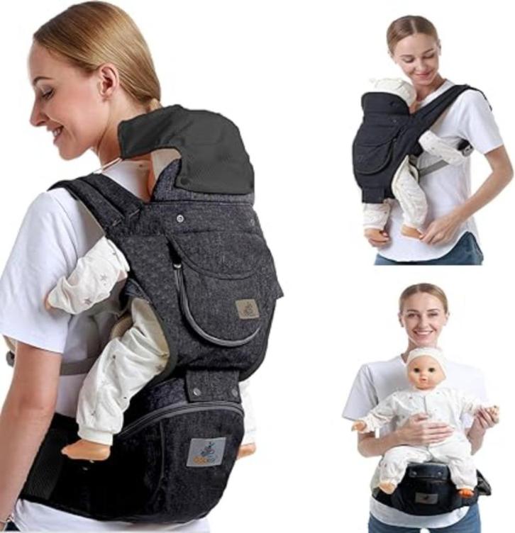 Nouveau sac porte-bébé ergonomique avec sac de rangement pou, Enfants & Bébés, Porte-bébés & Écharpe porte bébé, Neuf, Porte-bébé
