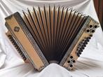 steirische harmonika Schmidt natur ahorn zwart sondermodel, Muziek en Instrumenten, Overige formaten, Zo goed als nieuw, Knopaccordeon