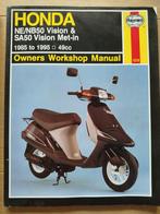 Owners workshop manual Honda Vision, Motoren, Ophalen of Verzenden, Honda