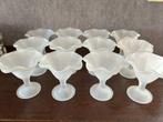 lot 12 coupes glace, Ophalen, Kom(men), Effen, Glas