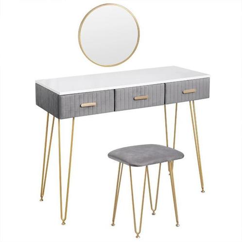 Kaptafel - kaptafel met spiegel - make up tafel, Handtassen en Accessoires, Uiterlijk | Cosmetica en Make-up