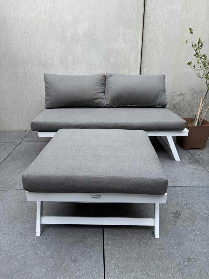 Loungeset tuin, Tuin en Terras, Tuinsets en Loungesets, Loungeset, Aluminium, Bank, Ophalen