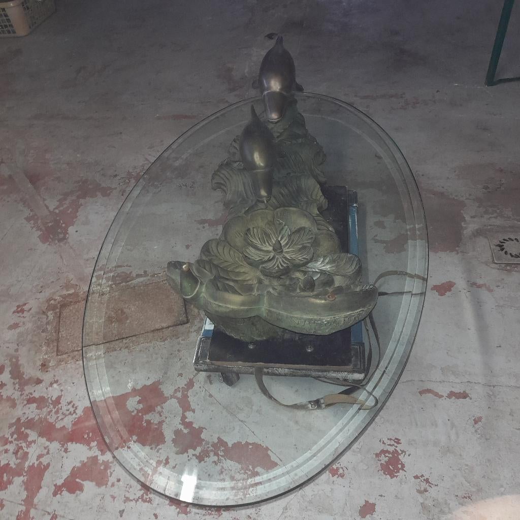 table salon dauphin, Moins de 50 cm, 50 à 100 cm, Enlèvement, Utilisé