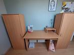 Degelijke bureau met 2 kasten, Ophalen, Gebruikt