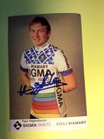 wielerkaart 1987 team sigma paul haghedooren signe, Sport en Fitness, Verzenden, Zo goed als nieuw