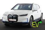 BMW iX XDRIVE 40 XDRIVE 40 76.6 KWH + A/T + GPS + LEDER + CA, Auto's, Automaat, Gebruikt, Wit, Leder