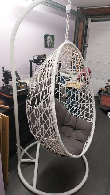 Hangstoel  ei (egg) voor binnen/buiten IN PRIJS VERLAAGD!!!, Ophalen, Gebruikt, Metaal