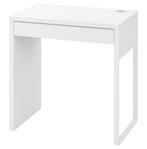 Bureau blanc Ikea MICKE 73x50cm, Maison & Meubles, Enlèvement, Comme neuf, Bureau