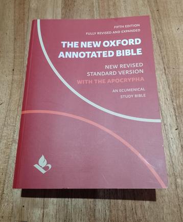 New Oxford annotated Bible 5th edition beschikbaar voor biedingen