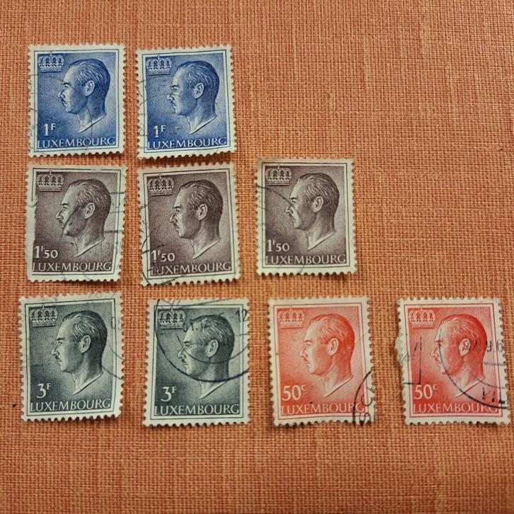 Luxemburgse postzegels, Postzegels en Munten, Postzegels | Europa | Overig, Gestempeld, Luxemburg, Ophalen of Verzenden