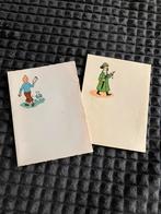 vintage papier à lettre  Tintin/Professor tournesol  Hergé, Collections, Enlèvement ou Envoi, Tintin